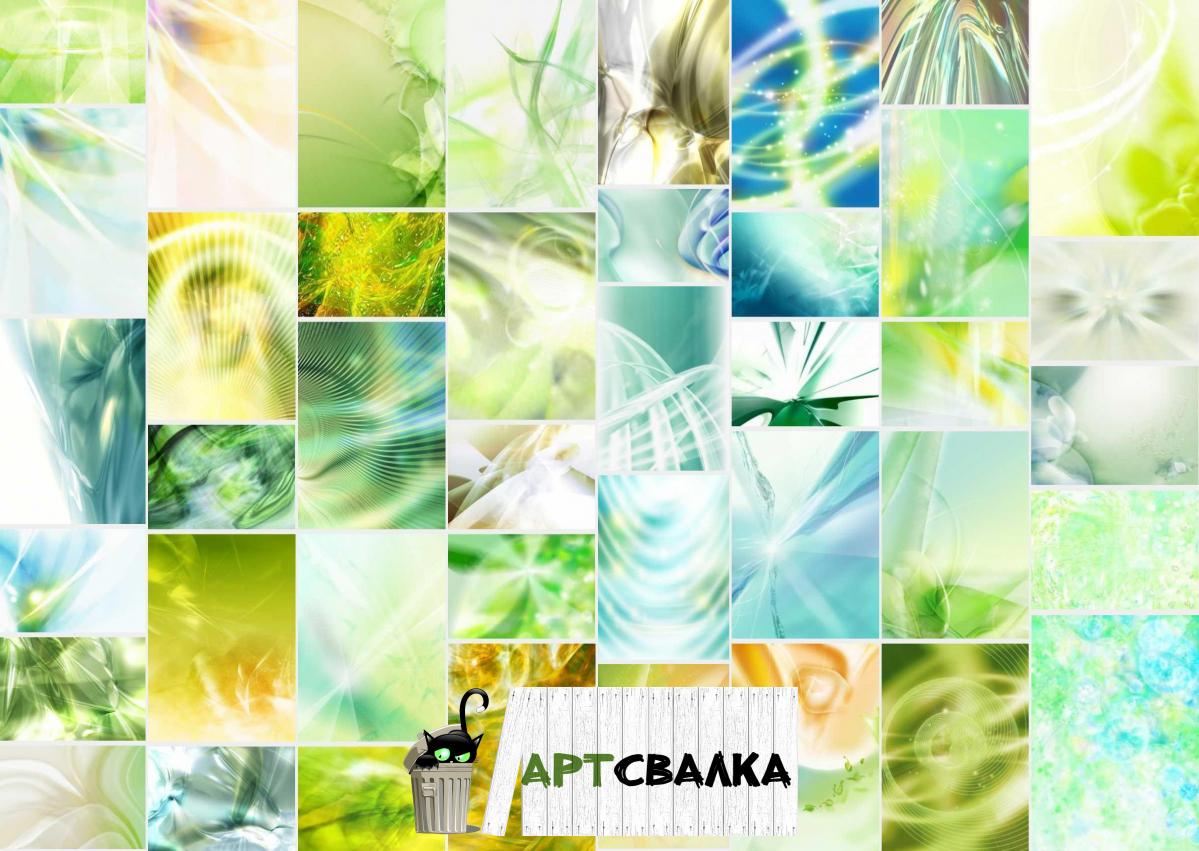 Зеленый абстрактный фон | Green abstract background